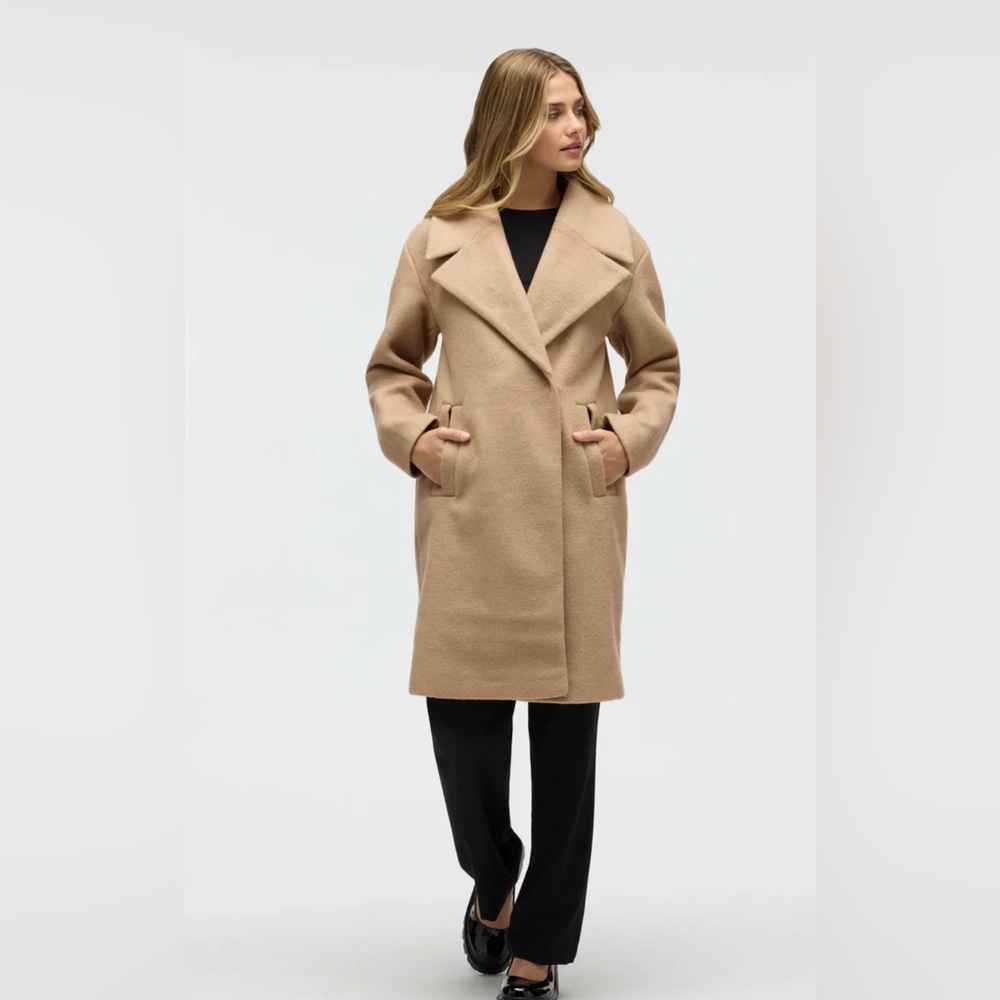NVLT Notch Lapel Felted Women's Coat Size M NEVER WORN